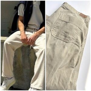 Vintage‎ 90s Y2K Mavi Jeans Men’s Beige Relaxed Fit Corduroy Pants